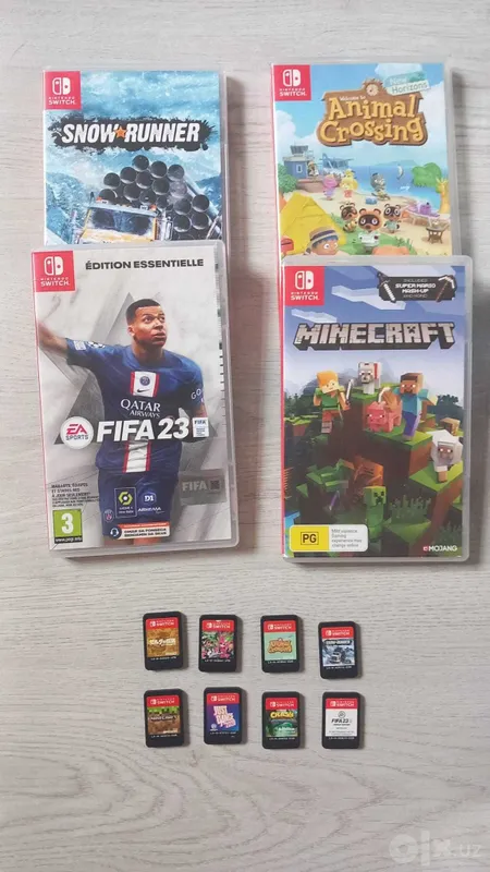 Nintendo Switch Lite + g‘ilof + 8 ta o‘yin (To‘plam holida sotiladi) 4 Nintendo Switch Lite + g‘ilof + 8 ta o‘yin (To‘plam holida sotiladi) 4