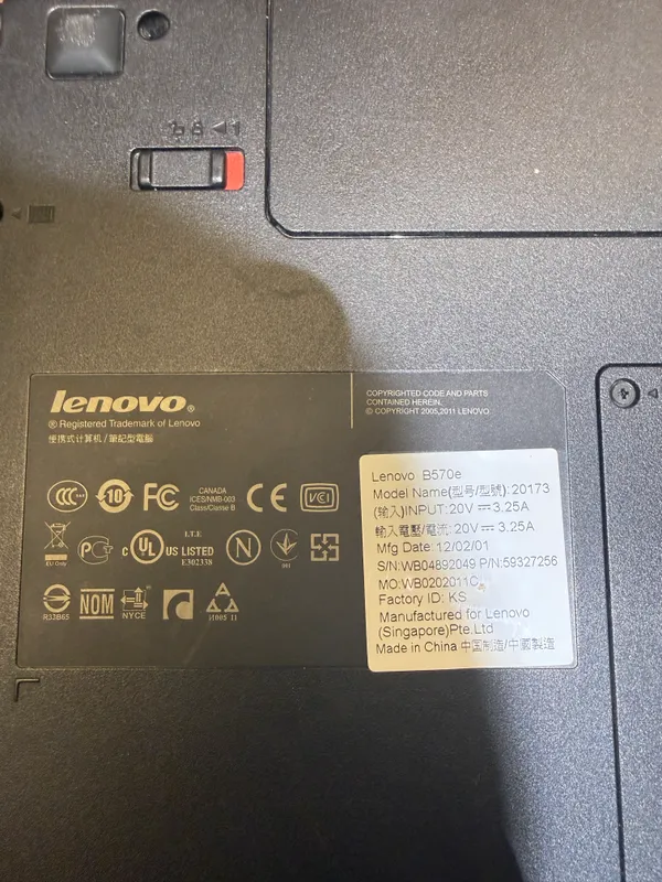 Lenovo B570e 3