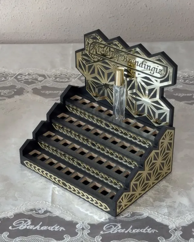 Parfum uchun MDF materialidan shkatulka atir podstavka organayzer 2 — фото 7