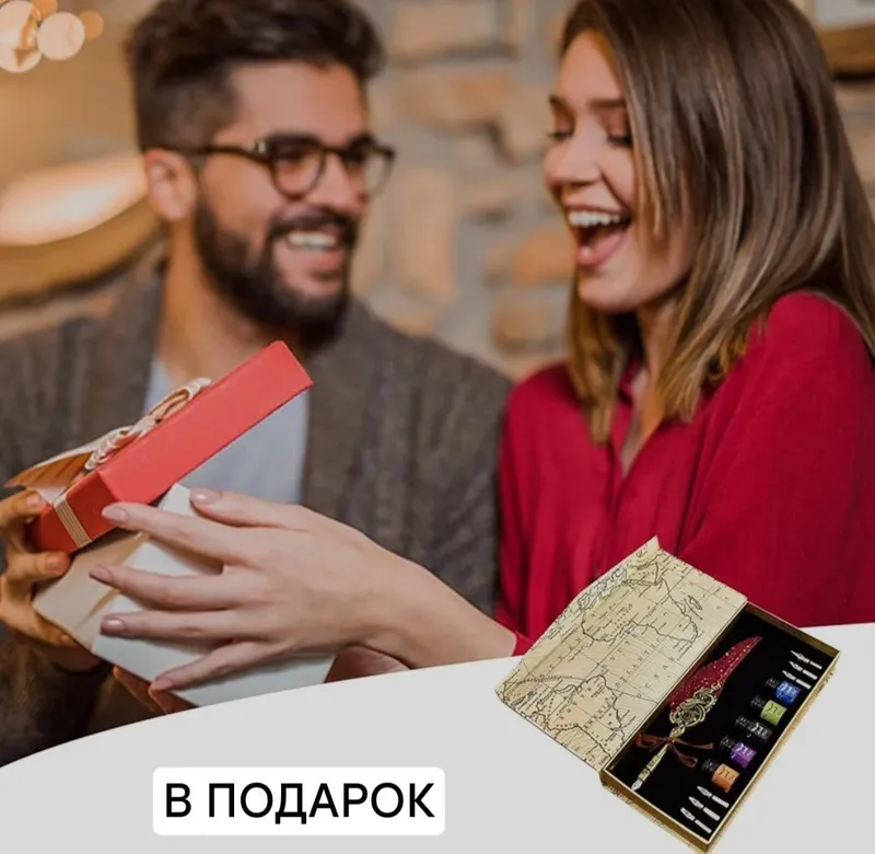 Набор для каллиграфии с цветными чернилами — фото 6