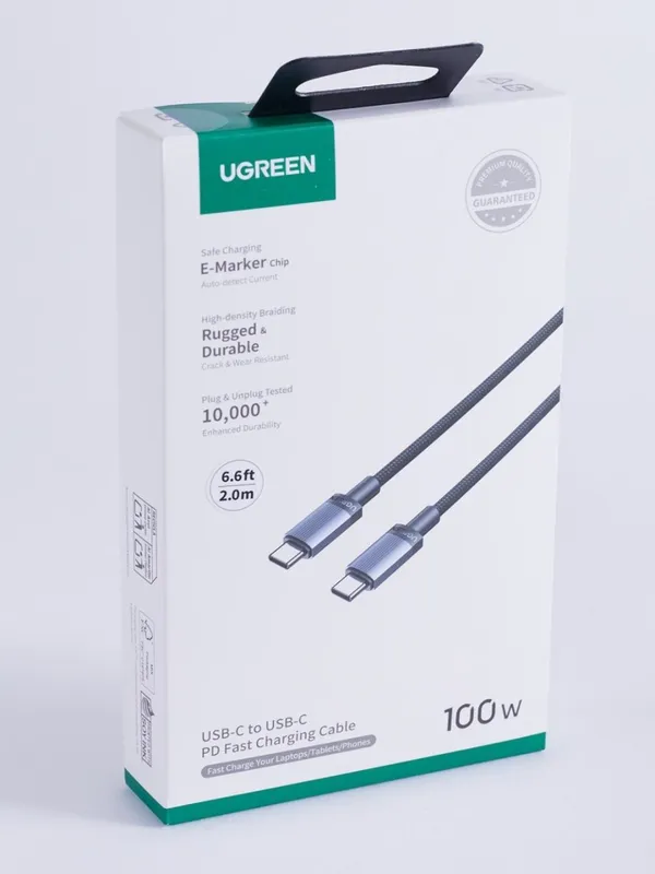 UGREEN Кабели для зарядки 60Вт 100Вт 240Вт Быстрая зарядка — фото 3
