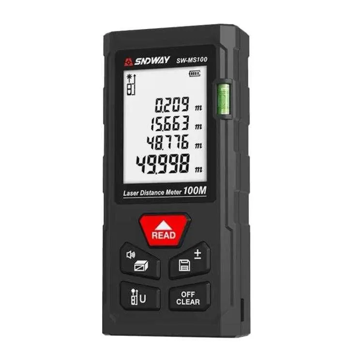 Laser Distance Meter SW‑MS100 — lazerli masofa o‘lchagich 4