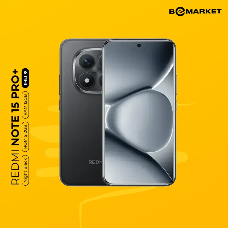 Redmi Note 15 Pro+ 5G, Night Black, 12/512 GB 1