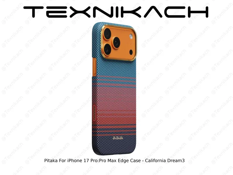 Новый. Pitaka For iPhone 17 Pro/Pro Max Edge Case Доставка 2