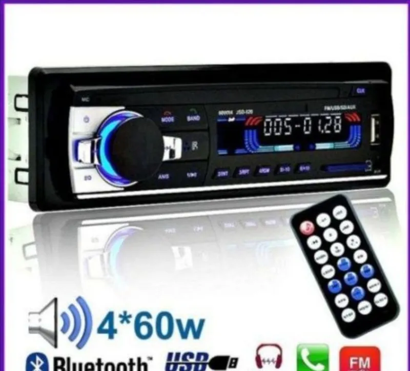 Автомагнитола, автозвук, Bluetooth, AUX, флешка, радио, USB 1 Автомагнитола, автозвук, Bluetooth, AUX, флешка, радио, USB 1