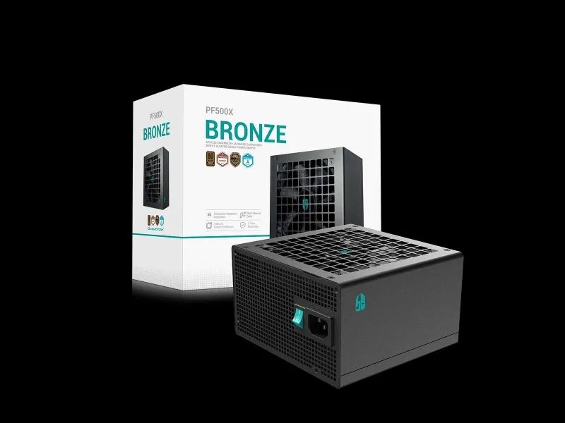 Blok Pitaniya DeepCool PF500X 500W 80 PLUS BRONZE