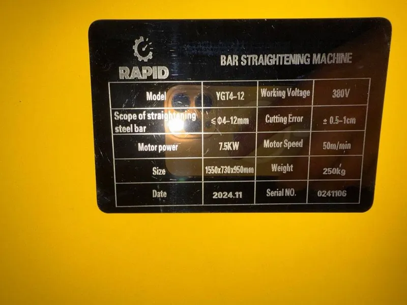 Арматура кесиш станоги RAPID YGT4-12 — фото 2