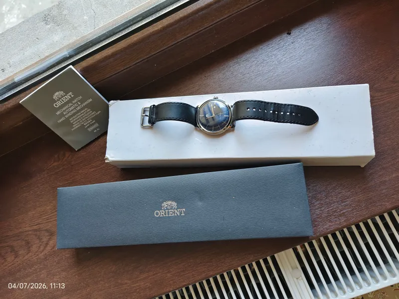 Orient Automatic Bambino Blue Dial — фото 4