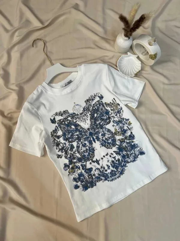 Новые женские футболки Christian Dior от S до XL Бесплатная доставка — фото 5