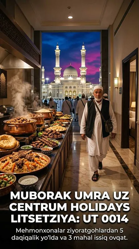 Centrum Holidays Umra Safariga Bilet Fargona Muborak Umra Uz Tur Paket 1
