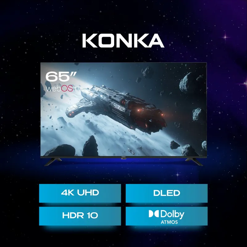 Игровой SmartTV KONKA 65" 4K 144Hz РАСПИСКА 3 Игровой SmartTV KONKA 65" 4K 144Hz РАСПИСКА 3