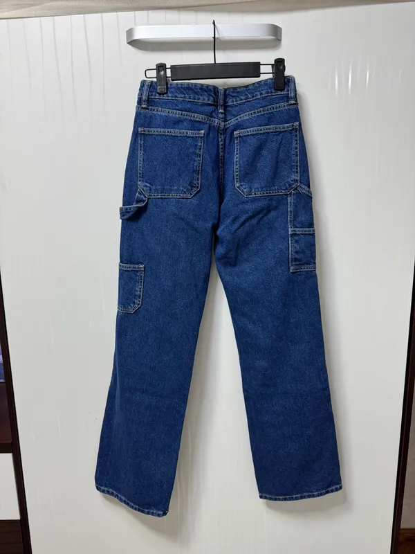 ZARA to‘q ko‘k jinsi shim XS 2 ZARA to‘q ko‘k jinsi shim XS 2