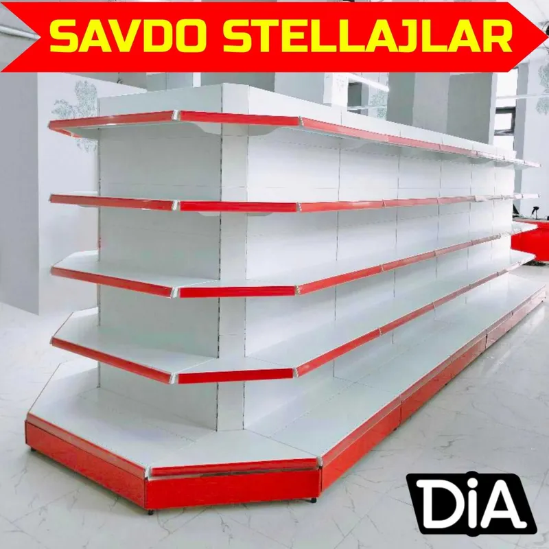 Стеллаж металлический торговый, polkalar savdo tokcha