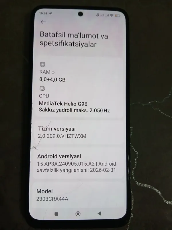 Redmi 12s сотилади память 8+4/256 1