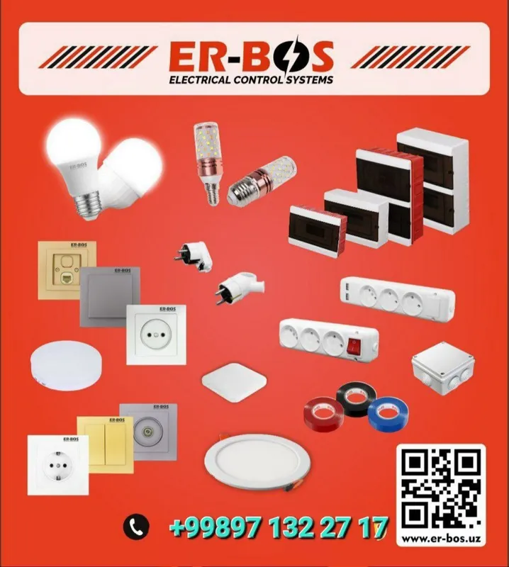 ER-BOS elektro tovarlar 1500mindan oshq uyingiz uchun sfatli tovarlar — фото 1