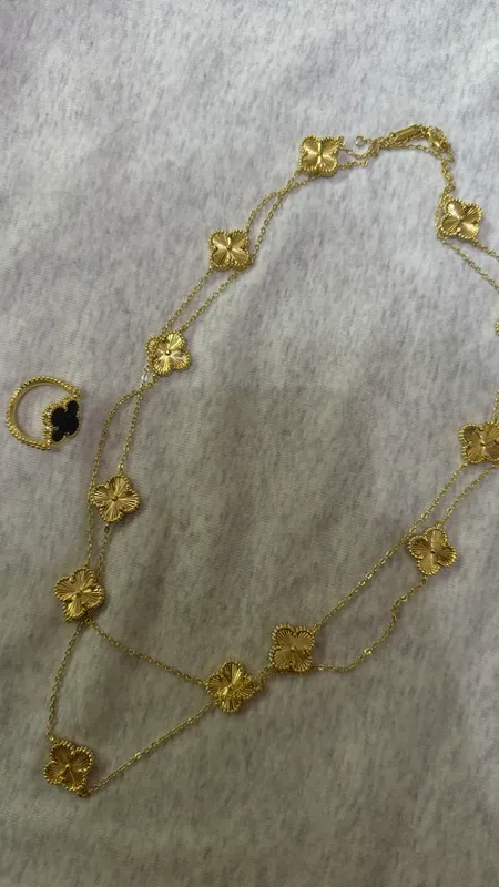 Van cleef lux copya сепочка и колцо — фото 1