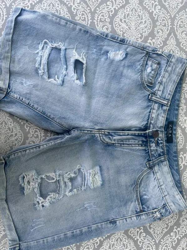 Джинсовые шорты от Zara 1 Джинсовые шорты от Zara 1