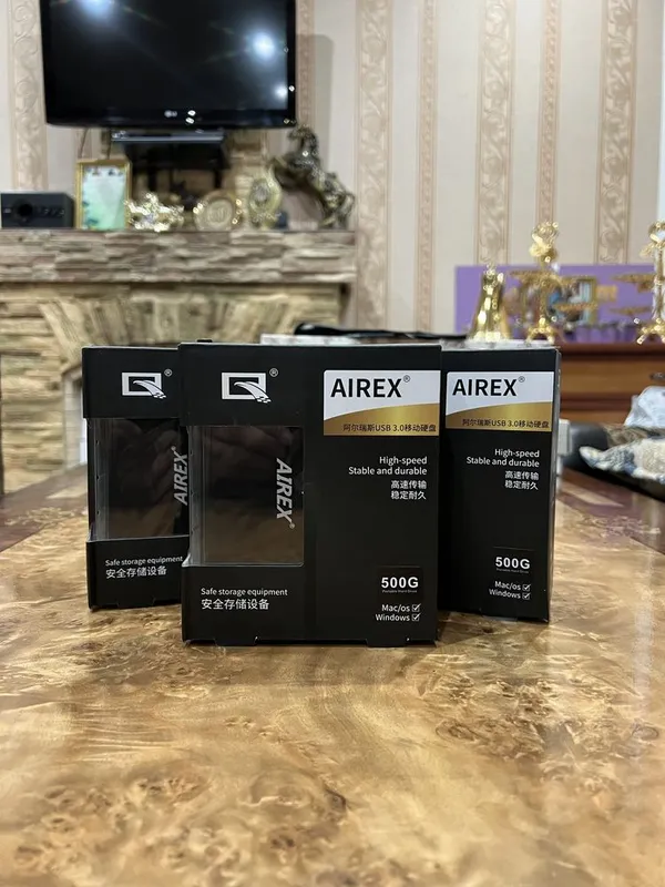 Tashai hard disk, AIREX USB 3.0 500GB HDD, sumkasi bn — фото 2