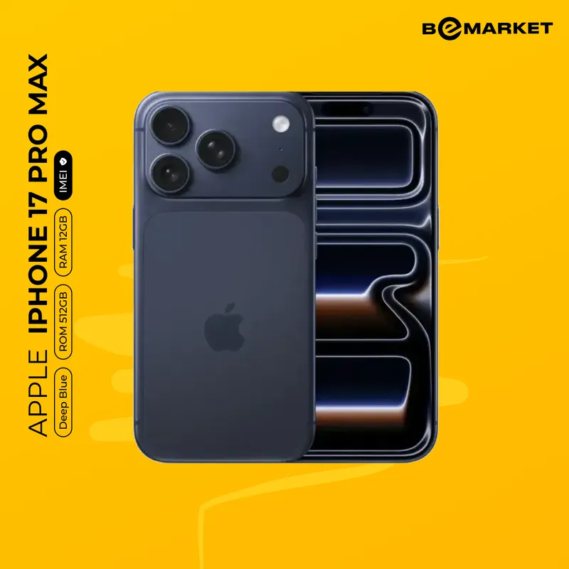 Apple iPhone 17 Pro Max, Deep Blue, 12/512 GB