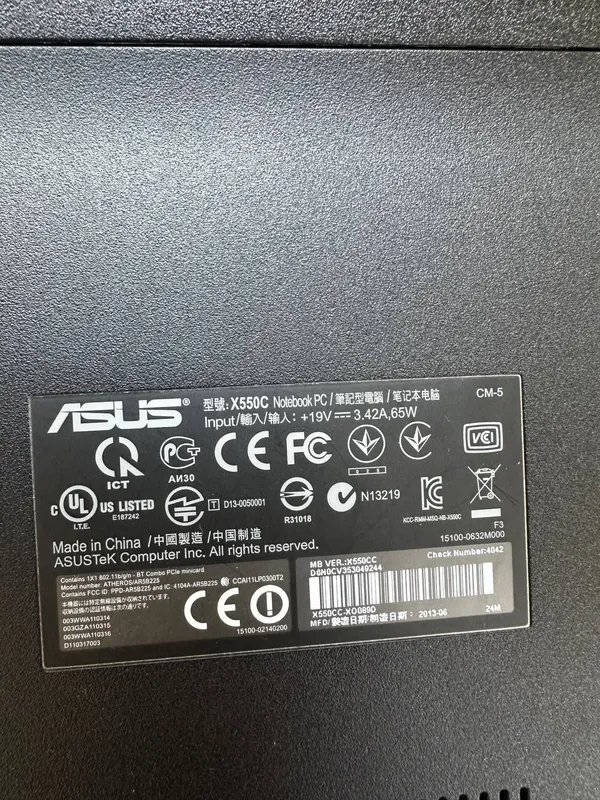 Ehtiyot qismlar uchun ASUS noutbuki 2 Ehtiyot qismlar uchun ASUS noutbuki 2