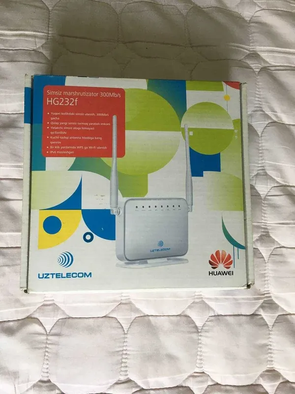 Wi-Fi роутер Huawei HG232f Uztelecom / Маршрутизатор Узтелеком 300Мб/с