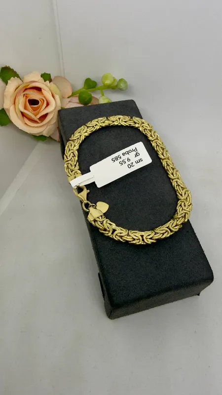 Braslet qirol 585 proba uzunligi 20 sm