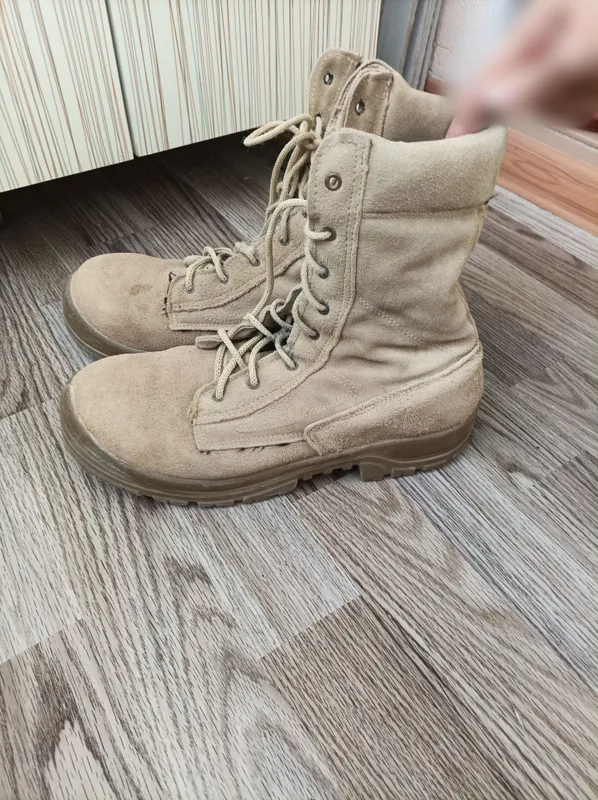Ботинки рабочие замш