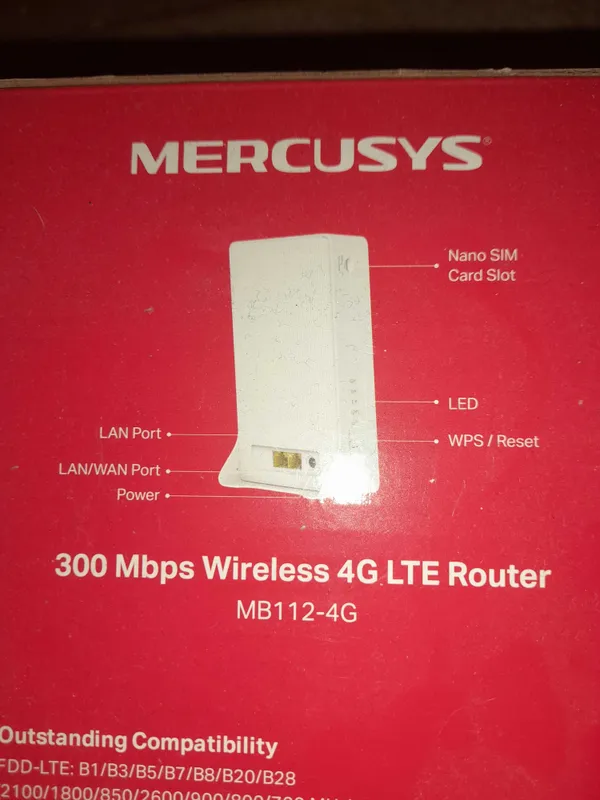 4G модем Mercusys новый — фото 1