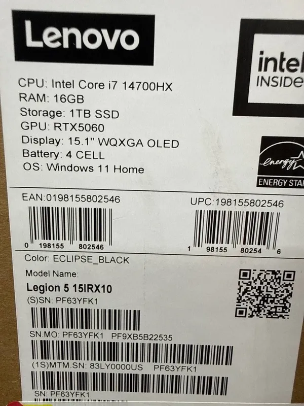 Lenovo Legion 5 15IRX10 — фото 2