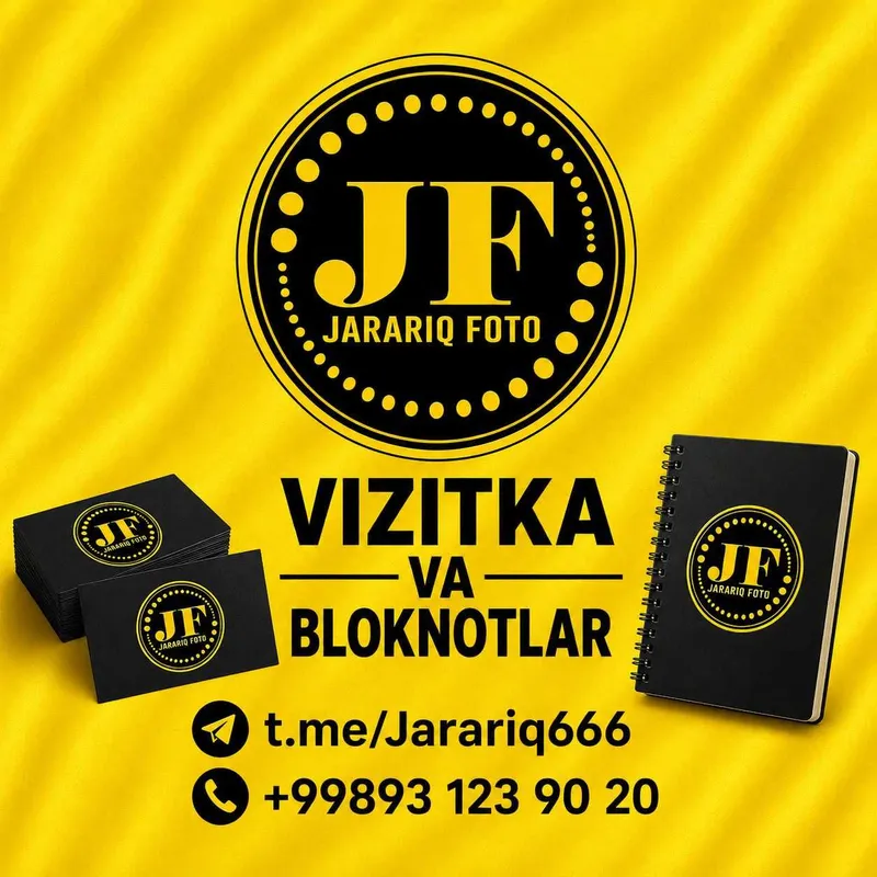 Vizitka, flayer, bloknotlar