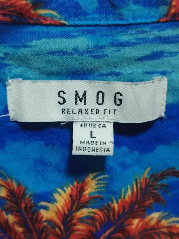 Smog Hawaiian Shirt / L / Рубашка Гавайка. 2 Smog Hawaiian Shirt / L / Рубашка Гавайка. 2