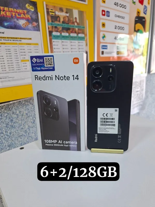 Redmi Note 14 6+2/128GB — фото 1