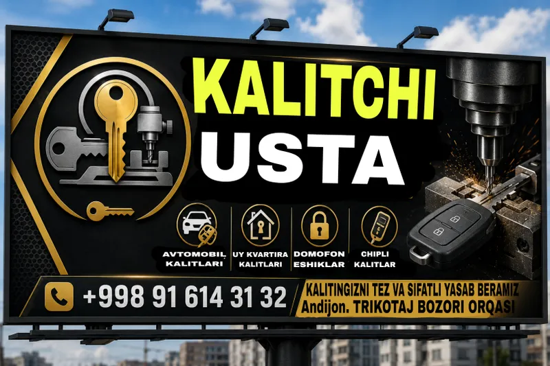Kalit yasash uy va moshina ochish 4