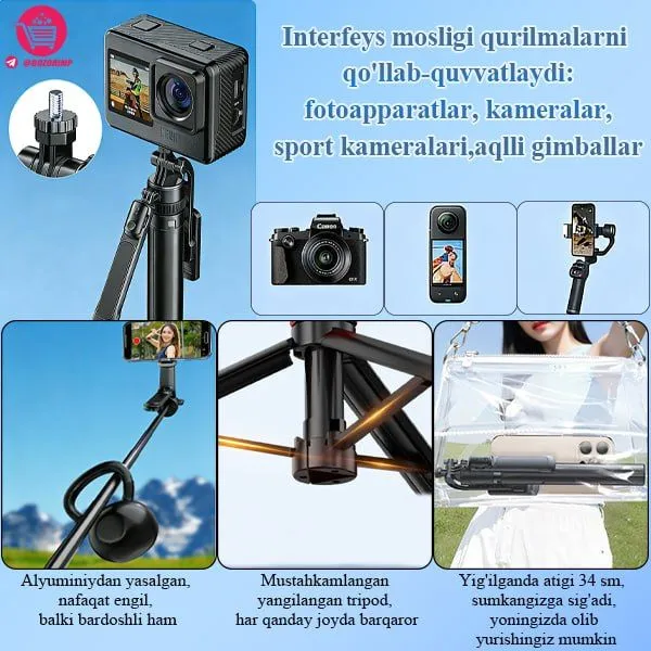 Kõp funksiyali Selfi tayoqcha — фото 1