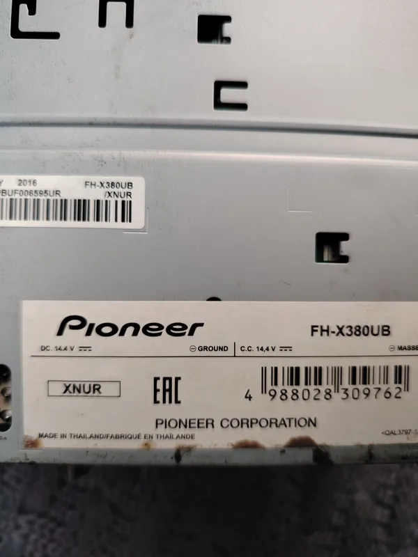 Pioneer FH-X380UB — фото 2