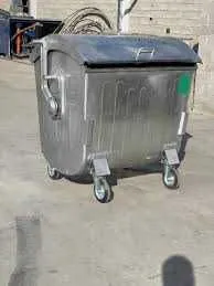 Мусорный бак оцинкованный 1100 л 2 Мусорный бак оцинкованный 1100 л 2