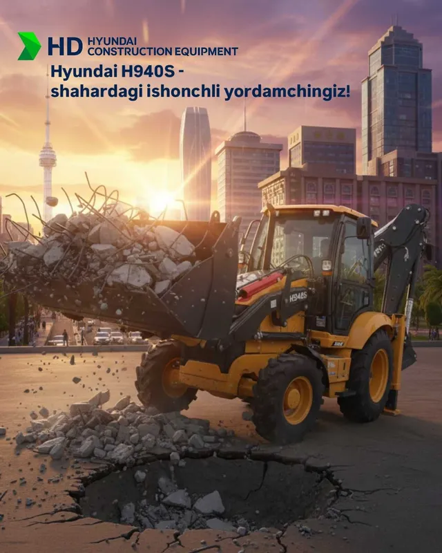 HYUNDAI экскаватор погрузчик Hyundai ekskavator-yuklovchi