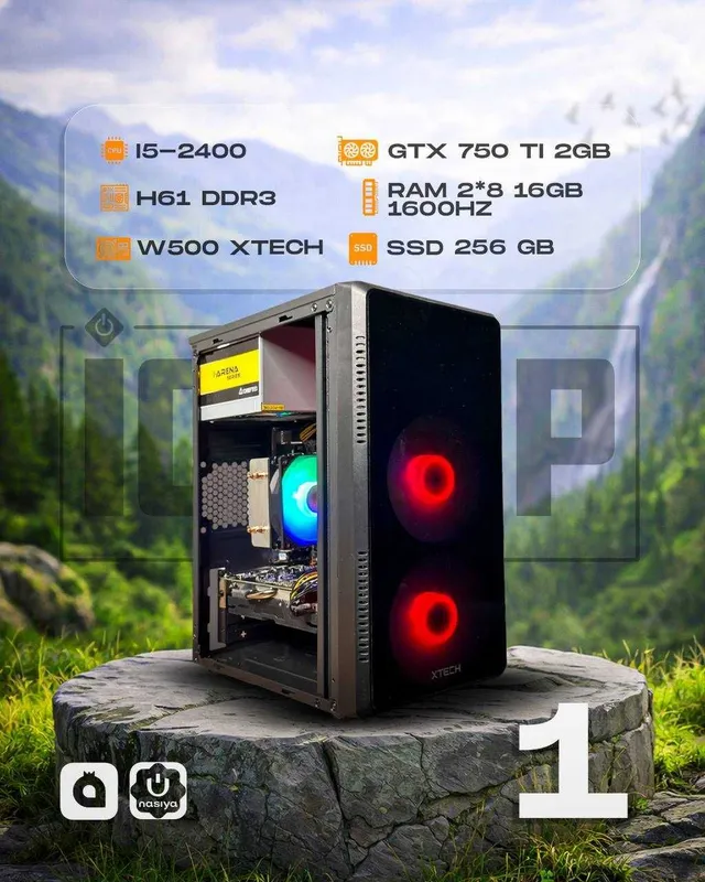 Ofis kompyuter i5-2400 / GTX 750 Ti 2GB / 16GB / 256GB SSD