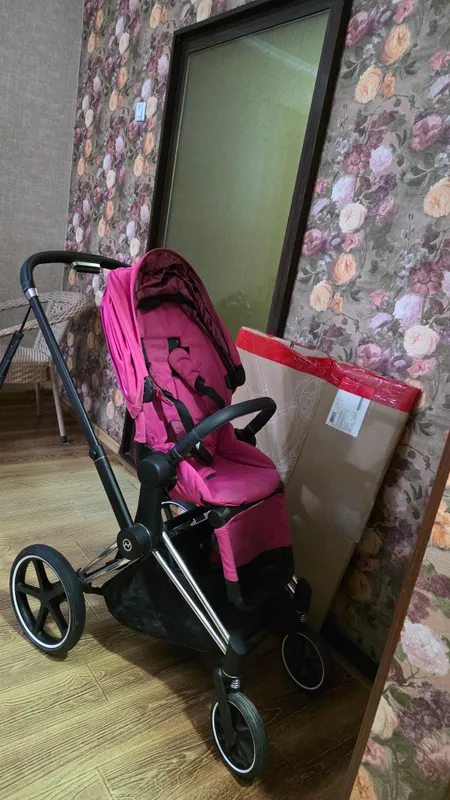Продажа коляски Cybex Priam 3 Platinum розовая — фото 3