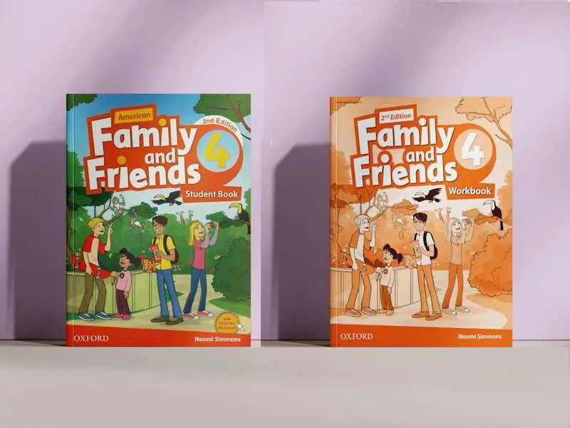 Family and Friends 4 (комплект Class book+Workbook)