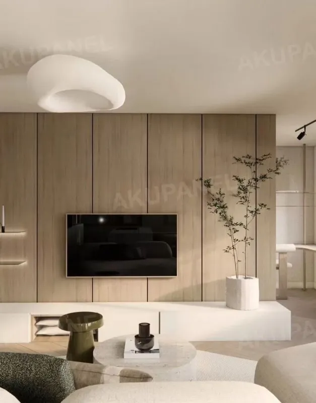 Монтаж бамбуковых панелей, 3 d панелей