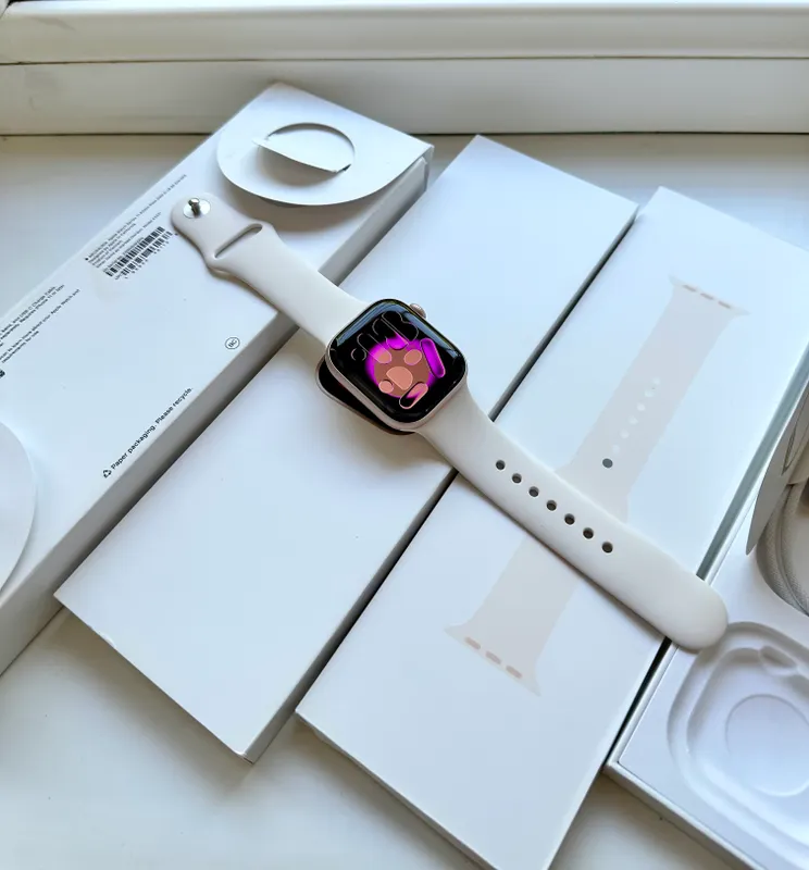 Новые Apple Watch 11 Gold 42mm 100% — фото 3