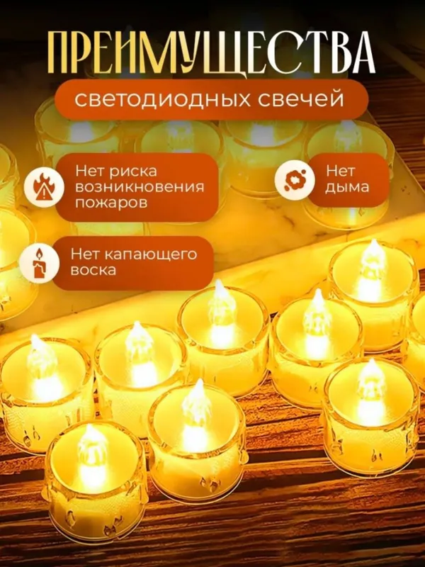 Светодиодные led свечи. — фото 4
