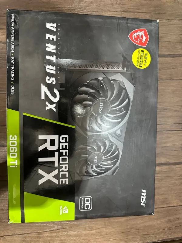 MSI GeForce RTX 3060 Ti Ventus 2X OC 8GB GDDR6 — Отличное состояние