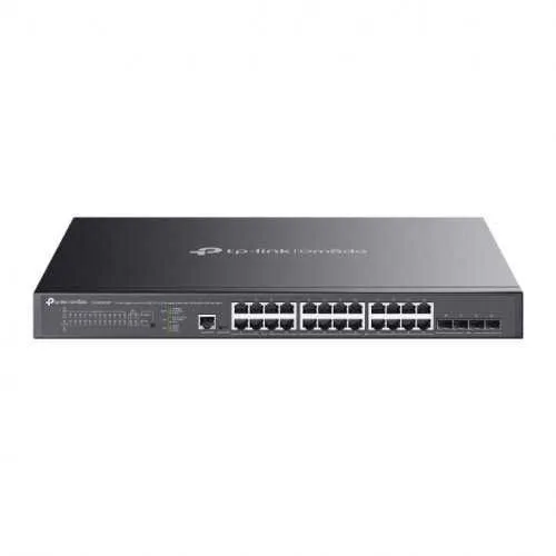 TP-LINK SG3428XMPP - Управляемый PoE коммутатор 24 портами Gigabit