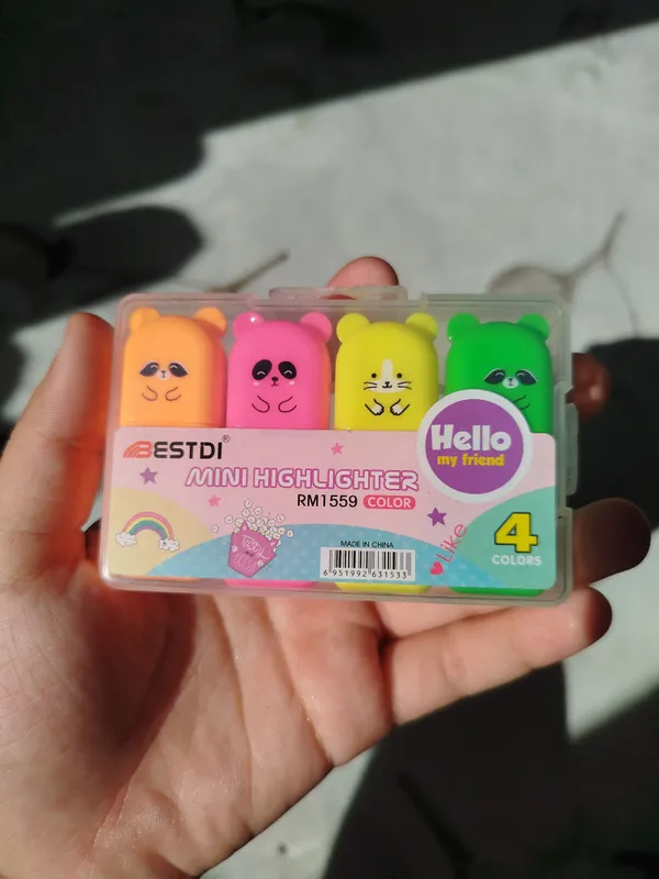 ESTDI mini highlighter Narxi: 10 000 so'm ESTDI mini highlighter Narxi: 10 000 so'm