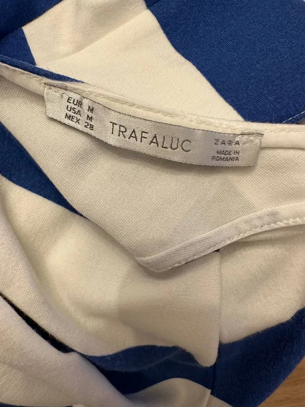 Платье в полоску zara trafaluc — фото 1