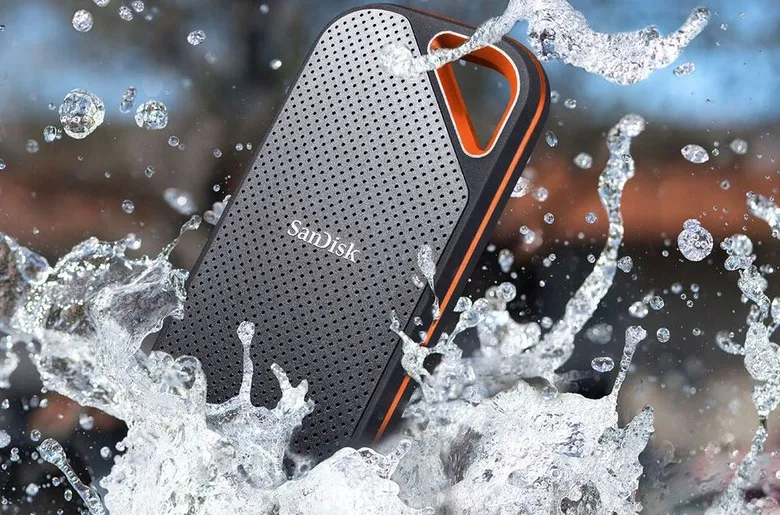SanDisk 2TB Extreme PRO Portable SSD V2, USB 3.2 4