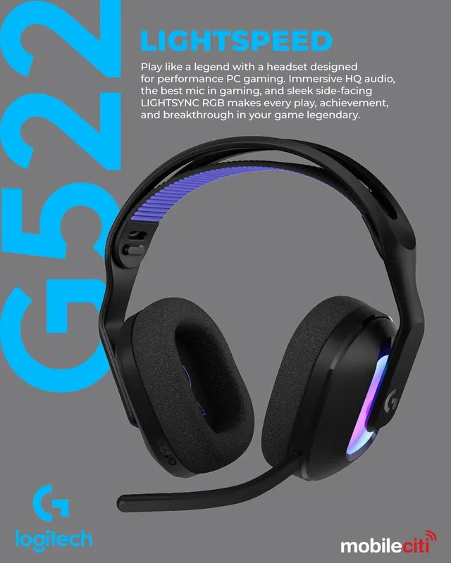 Logitech g522 Lightspeed Беспроводные Наушники 2 Logitech g522 Lightspeed Беспроводные Наушники 2