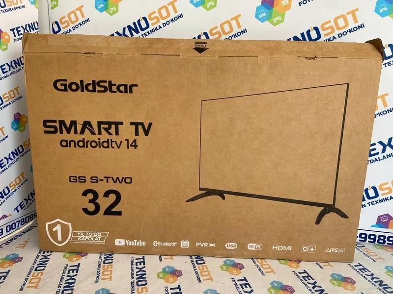 GoldStar GS S-TWO 32" Smart TV (новый) — фото 1